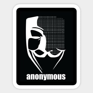 anonymous Sticker